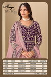 Aanaya Vol 239 By Dani Creation Velvet Designer Work Gown With Dupatta Wholesale Online